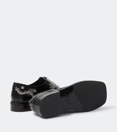 Simone Rocha Embroidered leather brogues | Thumbnail 6