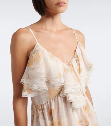 Xu Zhi Floral lace-trimmed top | Thumbnail 5
