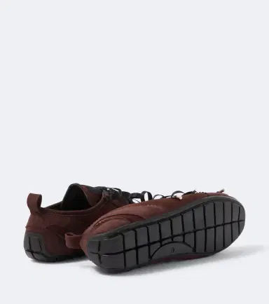 Simone Rocha Ballerina Grip suede-trimmed satin sneakers | Thumbnail 6 Simone Rocha Ballerina Grip suede-trimmed satin sneakers | Thumbnail 6