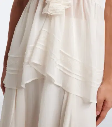 Xu Zhi Ruffled lace-trimmed top | Thumbnail 2