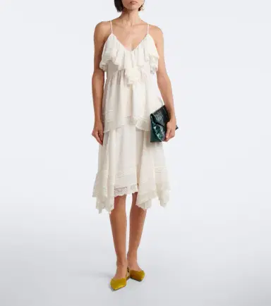 Xu Zhi Ruffled lace-trimmed top | Thumbnail 5