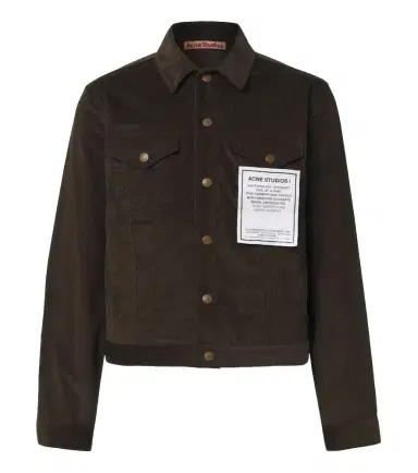 Acne Studios Patch-appliqué cotton corduroy jacket | Thumbnail 1