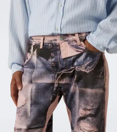 Acne Studios 1996M trompe l'ail straight jeans | Thumbnail 2 Acne Studios 1996M trompe l'ail straight jeans | Thumbnail 2