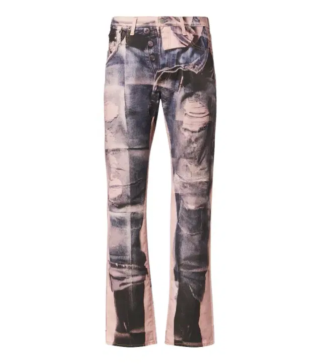 Acne Studios 1996 trompe l'ail straight jeans
