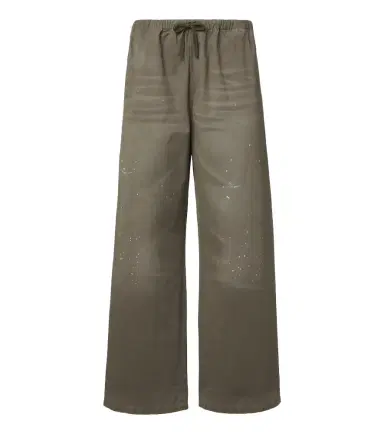 Acne Studios Cotton twill wide-leg pants | Thumbnail 1
