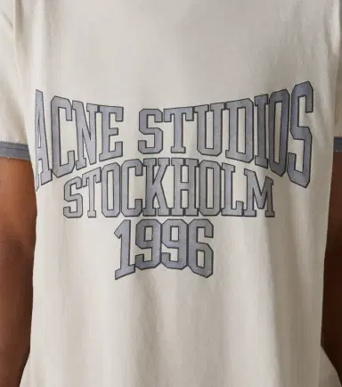 Acne Studios Logo cotton jersey T-shirt | Thumbnail 3 Acne Studios Logo cotton jersey T-shirt | Thumbnail 3