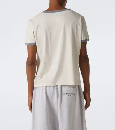 Acne Studios Logo cotton jersey T-shirt | Thumbnail 5 Acne Studios Logo cotton jersey T-shirt | Thumbnail 5