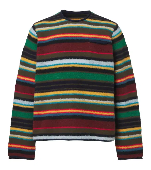 Sacai triped wool-blend sweater
