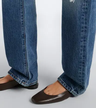 Frame The Vertical distressed straight jeans | Thumbnail 5