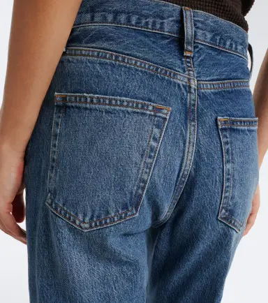 Frame The Vertical distressed straight jeans | Thumbnail 6