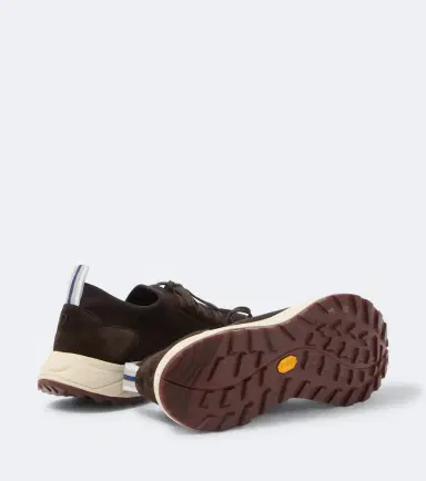 Fedeli Knitted suede-trimmed sneakers | Thumbnail 5