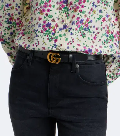 Gucci GG Marmont leather belt | Thumbnail 3