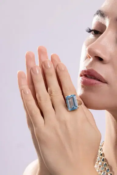 MARCO BICEGO Blue Topaz Murano Ring | Thumbnail 3 MARCO BICEGO Blue Topaz Murano Ring | Thumbnail 3