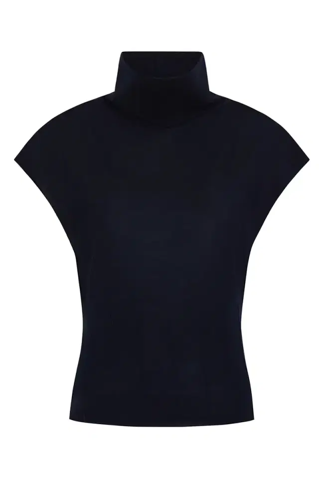 TWP Funnel Neck Sleeveless Top