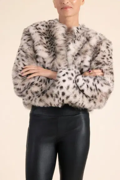 SUSAN BENDER Shearling Chubby Jacket | Thumbnail 3