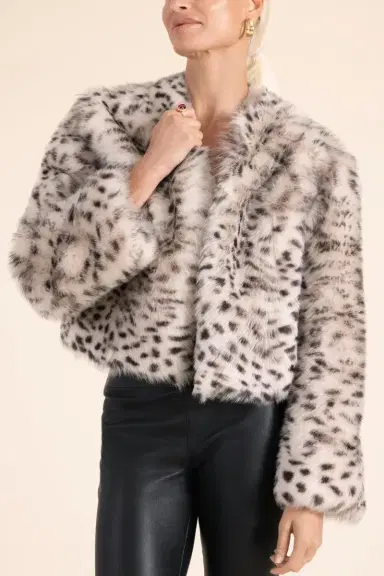 SUSAN BENDER Shearling Chubby Jacket | Thumbnail 4