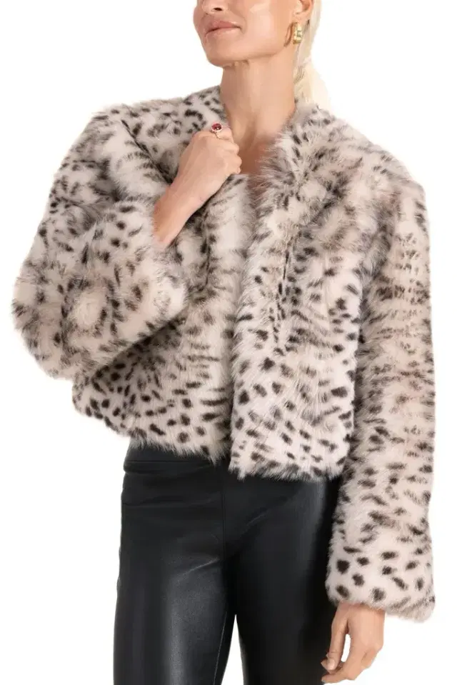 SUSAN BENDER Shearling Chubby Jacket
