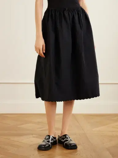 Cecilie Bahnsen Cbfiella Embroidered Scalloped Taffeta Midi Skirt | Thumbnail 3 Cecilie Bahnsen Cbfiella Embroidered Scalloped Taffeta Midi Skirt | Thumbnail 3