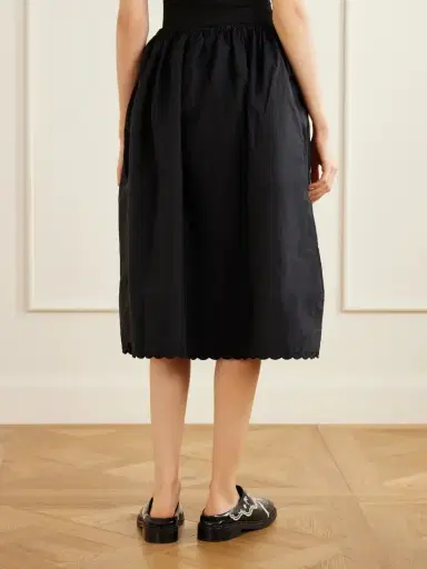 Cecilie Bahnsen Cbfiella Embroidered Scalloped Taffeta Midi Skirt | Thumbnail 4 Cecilie Bahnsen Cbfiella Embroidered Scalloped Taffeta Midi Skirt | Thumbnail 4