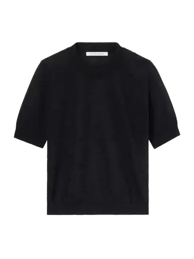 Cecilie Bahnsen Cbfillo Embroidered Knitted Ramie Blouse | Thumbnail 1 Cecilie Bahnsen Cbfillo Embroidered Knitted Ramie Blouse | Thumbnail 1