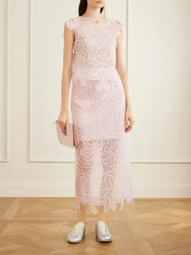 Cecilie Bahnsen Aya Embroidered Crinkled Organza Top | Thumbnail 2 Cecilie Bahnsen Aya Embroidered Crinkled Organza Top | Thumbnail 2