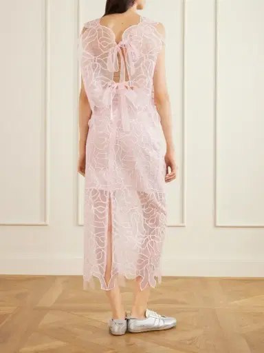 Cecilie Bahnsen Aya Embroidered Crinkled Organza Top | Thumbnail 3 Cecilie Bahnsen Aya Embroidered Crinkled Organza Top | Thumbnail 3
