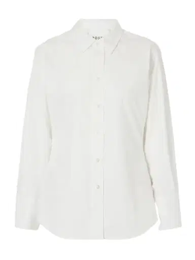 RÓHE Shaped Crinkled Cotton-blend Poplin Shirt | Thumbnail 1 RÓHE Shaped Crinkled Cotton-blend Poplin Shirt | Thumbnail 1