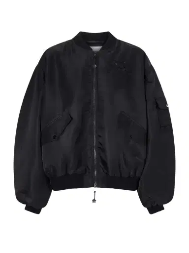 Cecilie Bahnsen Cbfeilan Knotted Embroidered Shell Bomber Jacket | Thumbnail 1