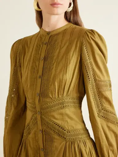 Ulla Johnson Elysia Broderie Anglaise Cotton Mini Dress | Thumbnail 4