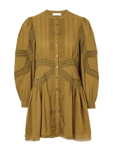 Ulla Johnson Elysia Broderie Anglaise Cotton Mini Dress | Thumbnail 1