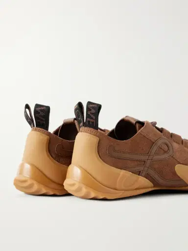 Loewe Grip Logo-appliquéd Leather-trimmed Suede And Tpu Sneakers | Thumbnail 5 Loewe Grip Logo-appliquéd Leather-trimmed Suede And Tpu Sneakers | Thumbnail 5