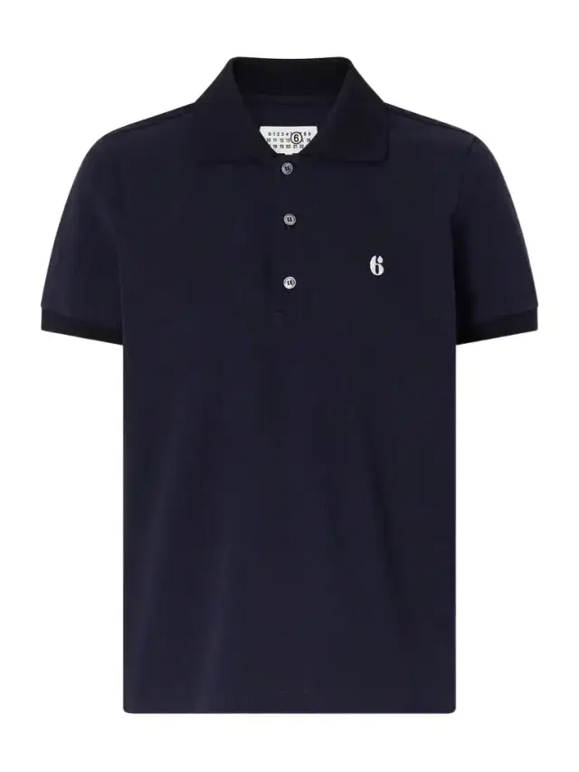 MM6 MAISON MARGIELA Logo-embroidered Cotton-piqué Polo Shirt
