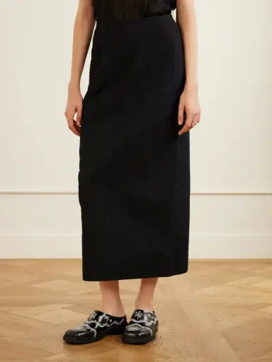 Cecilie Bahnsen Cbuka Cotton-blend Matelassé Midi Skirt | Thumbnail 3 Cecilie Bahnsen Cbuka Cotton-blend Matelassé Midi Skirt | Thumbnail 3