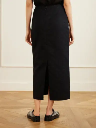 Cecilie Bahnsen Cbuka Cotton-blend Matelassé Midi Skirt | Thumbnail 4 Cecilie Bahnsen Cbuka Cotton-blend Matelassé Midi Skirt | Thumbnail 4