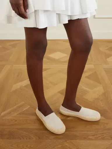 Loewe + Paula's Ibiza Rio Suede And Raffia Espadrilles | Thumbnail 2 Loewe + Paula's Ibiza Rio Suede And Raffia Espadrilles | Thumbnail 2