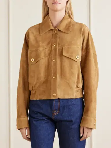 Versace Suede Blouson Jacket | Thumbnail 3 Versace Suede Blouson Jacket | Thumbnail 3