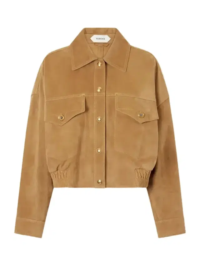 Versace Suede Blouson Jacket