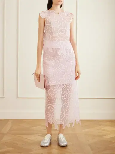 Cecilie Bahnsen Cbgus Embroidered Organza Maxi Skirt | Thumbnail 2 Cecilie Bahnsen Cbgus Embroidered Organza Maxi Skirt | Thumbnail 2