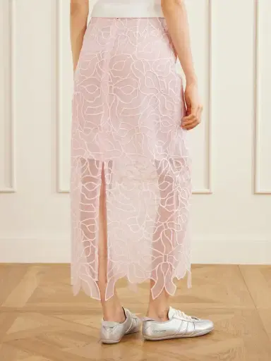 Cecilie Bahnsen Cbgus Embroidered Organza Maxi Skirt | Thumbnail 4 Cecilie Bahnsen Cbgus Embroidered Organza Maxi Skirt | Thumbnail 4
