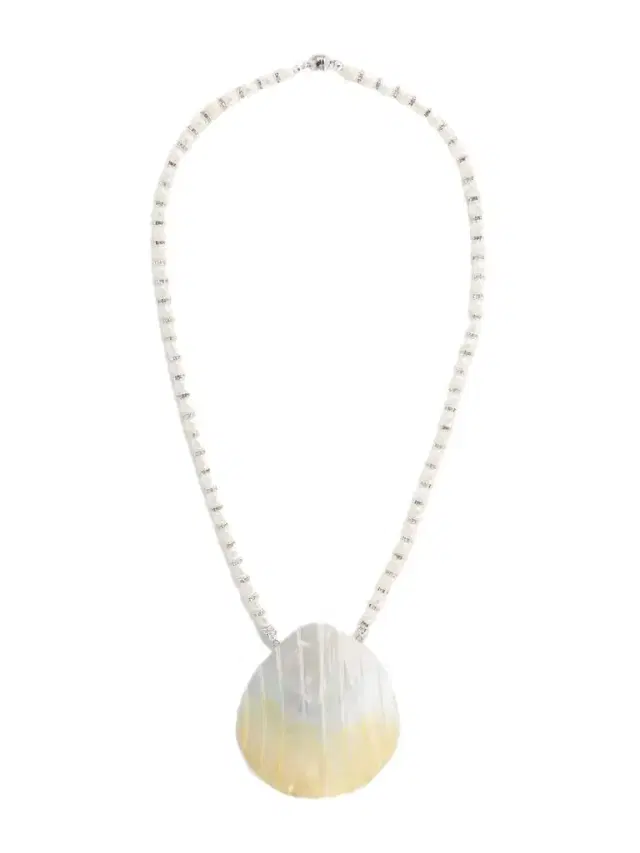 Julietta Perla Rhodium-plated, Pearl And Crystal Beaded Necklace