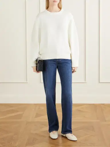TOTEME Oversized Organic Cotton-blend Sweater | Thumbnail 2 TOTEME Oversized Organic Cotton-blend Sweater | Thumbnail 2