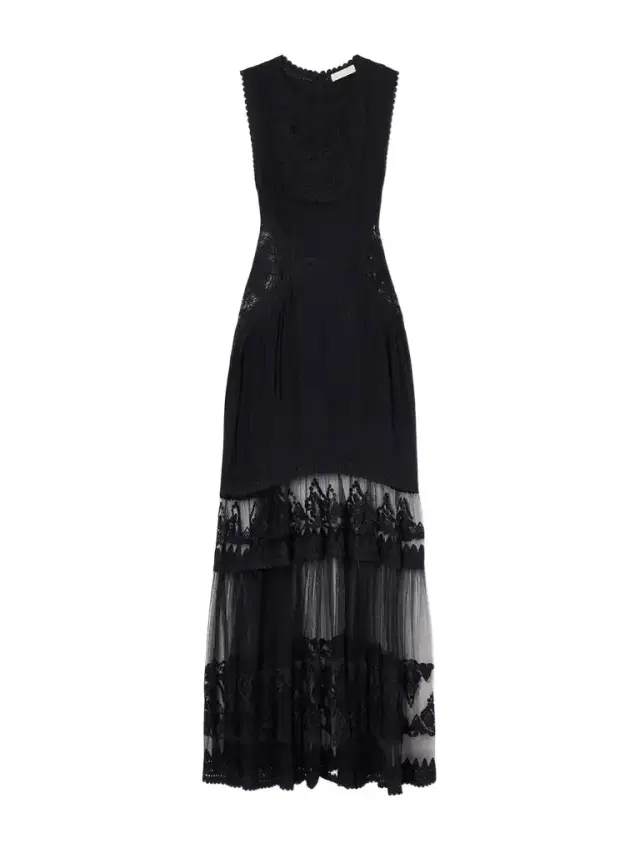 Ulla Johnson Florence Embroidered Tulle And Silk Crepe De Chine Gown
