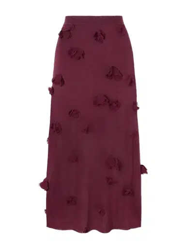 Simkhai Cora Floral-appliqué Midi Skirt | Thumbnail 1