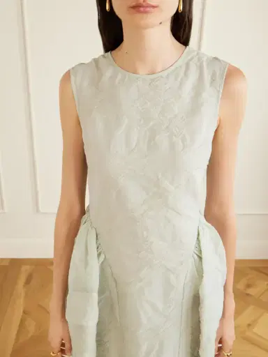 Cecilie Bahnsen Cbduana Papillon Matelassé Maxi Dress | Thumbnail 4 Cecilie Bahnsen Cbduana Papillon Matelassé Maxi Dress | Thumbnail 4