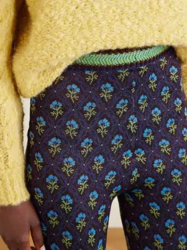 Etro Floral Knitted Flared Pants | Thumbnail 5