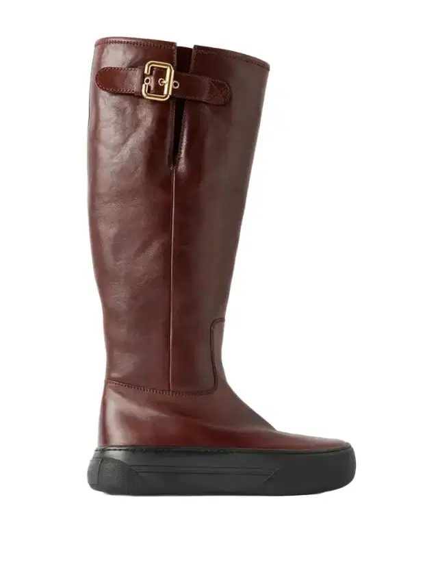 Chloé Delia Leather Knee Boots