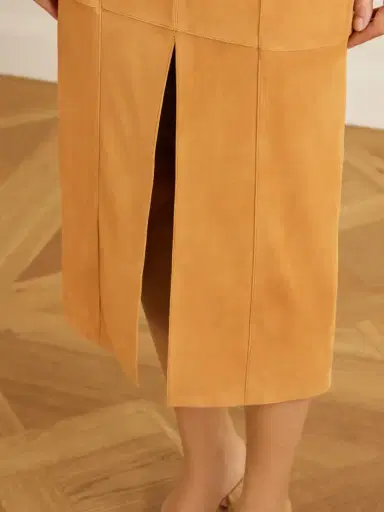 Ulla Johnson Orion Suede Midi Skirt | Thumbnail 5 Ulla Johnson Orion Suede Midi Skirt | Thumbnail 5