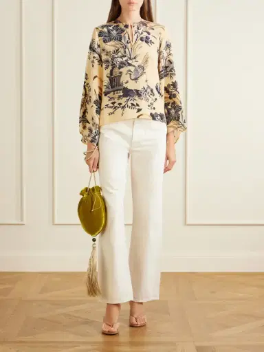 Etro Floral-printed Silk Crepe De Chine Blouse | Thumbnail 2