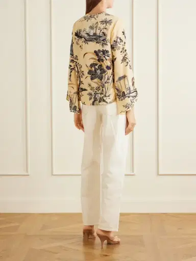 Etro Floral-printed Silk Crepe De Chine Blouse | Thumbnail 3
