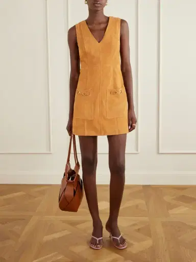 Ulla Johnson Sloane Suede Mini Dress | Thumbnail 2 Ulla Johnson Sloane Suede Mini Dress | Thumbnail 2